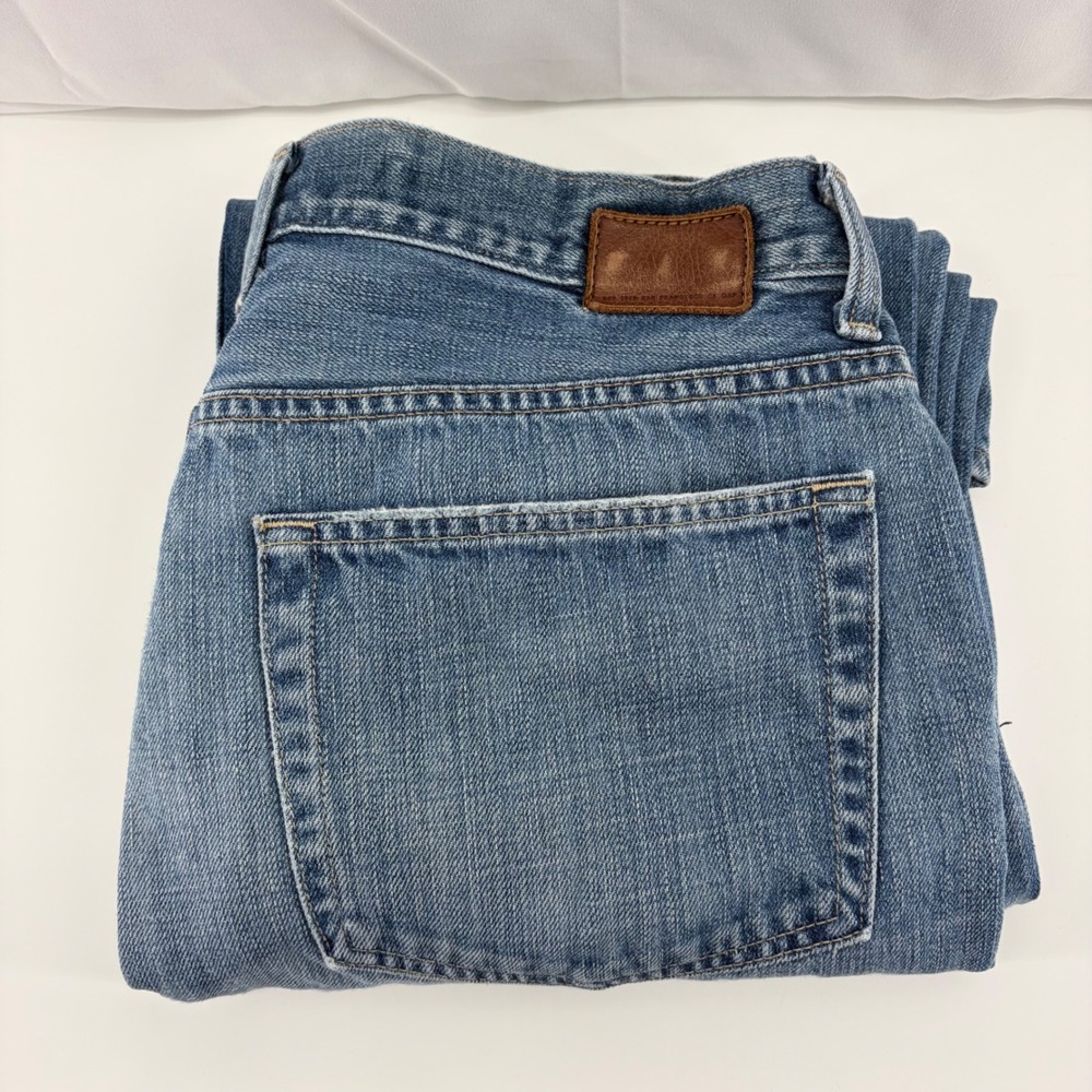 Gap Easy Fit Mens Blue Denim Jeans Medium Wash‎ Straight Leg 34x32 (Fit 32x32")